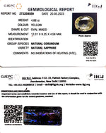 Load image into Gallery viewer, 4.86/CT Natural Ceylonese Pukhraj with Govt Lab Certificate (34410)
