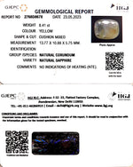 Load image into Gallery viewer, 8.41/CT Natural Ceylonese Pukhraj with Govt Lab Certificate (6771)

