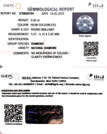 Load image into Gallery viewer, 0.50/Cents Natural Diamond With Govt. Lab Certificate (140000)
