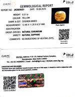 Load image into Gallery viewer, 8.51/CT Natural Ceylonese Pukhraj with Govt Lab Certificate (4551)
