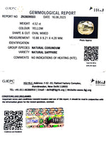Load image into Gallery viewer, 4.52/CT Natural Ceylonese Pukhraj with Govt Lab Certificate (6771)
