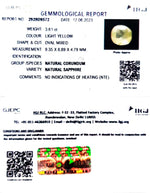 Load image into Gallery viewer, 3.61/CT Natural Ceylonese Pukhraj with Govt Lab Certificate (6771)
