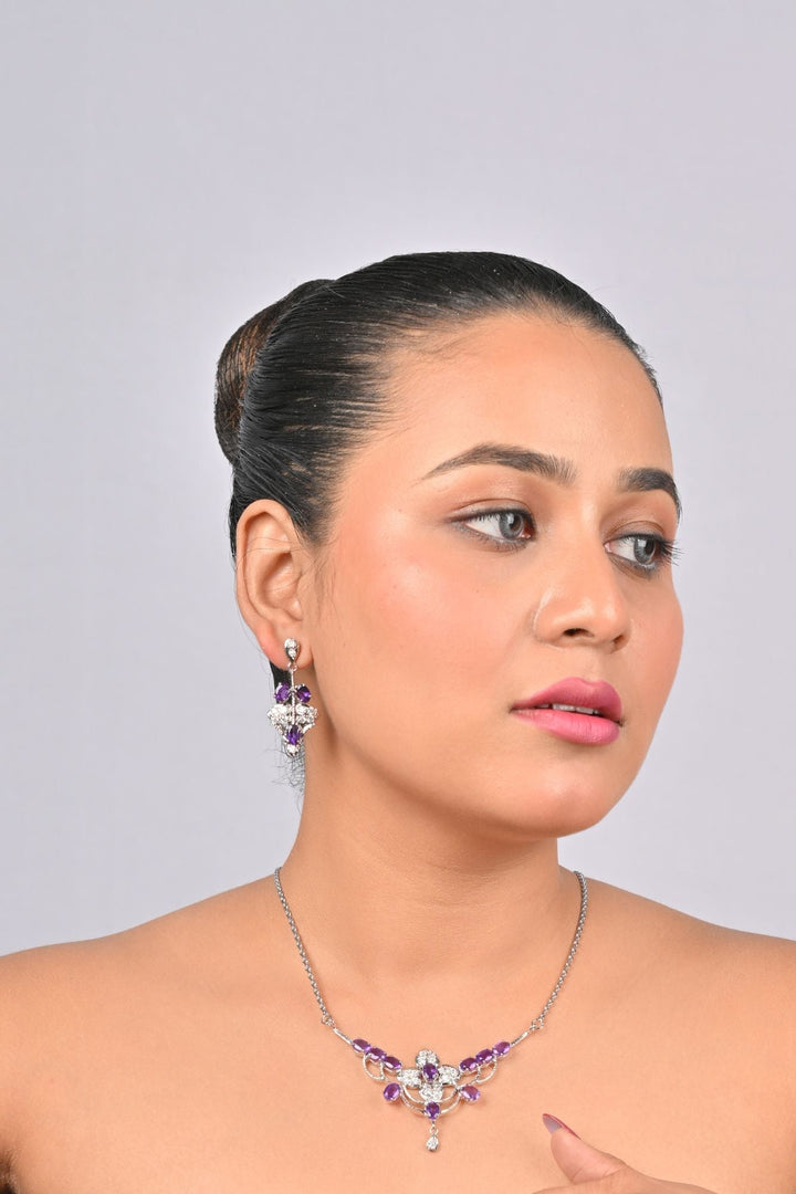 26.77/GM AMETHYST /ZIRCON NACK (1650)