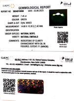 Load image into Gallery viewer, 7.45/CT Natural Panna Stone with Govt. Lab Certificate  (16650)
