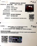 Load image into Gallery viewer, 6.60/CT Natural Neo Burma Ruby with Govt. Lab Certificate (4551)
