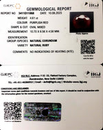 Load image into Gallery viewer, 4.61/CT Natural Neo Burma Ruby with Govt. Lab Certificate (4551)
