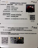 Load image into Gallery viewer, 6.58/CT Natural Neo Burma Ruby with Govt. Lab Certificate (2331)
