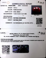 Load image into Gallery viewer, 4.93/CT Natural Neo Burma Ruby with Govt. Lab Certificate (3441)
