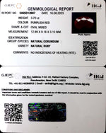 Load image into Gallery viewer, 3.70/CT Natural Neo Burma Ruby with Govt. Lab Certificate (4551)
