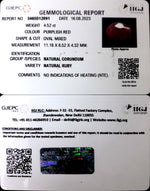 Load image into Gallery viewer, 4.52/CT Natural Neo Burma Ruby with Govt. Lab Certificate (4551)
