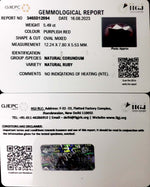 Load image into Gallery viewer, 5.49/CT Natural Neo Burma Ruby with Govt. Lab Certificate (4551)
