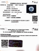 Load image into Gallery viewer, 0.31/Cents Natural Diamond with Govt. Lab Certificate (110000)
