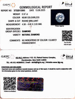 Load image into Gallery viewer, 0.37/Cents Natural Diamond with Govt. Lab Certificate (110000)
