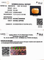 Load image into Gallery viewer, 4.92/CT Natural Ceylonese Pukhraj with Govt Lab Certificate (4551)

