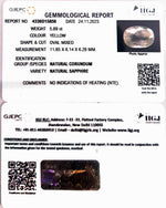 Load image into Gallery viewer, 5.89/CT Natural Ceylonese Pukhraj with Govt Lab Certificate (16650)

