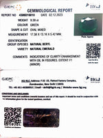 Load image into Gallery viewer, 9.39/CT Natural Panna Stone with Govt. Lab Certificate  (12210)
