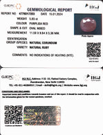 Load image into Gallery viewer, 5.83/CT Natural Mozambique Ruby with Govt. Lab Certificate (12210)
