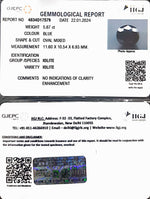 Load image into Gallery viewer, 5.67/CT Natural Iolite with Govt Lab Certificate (1221)
