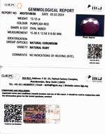 Load image into Gallery viewer, 13.10/CT Natural new Burma Ruby with Govt. Lab Certificate-4551
