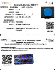 1.87/CT Natural Govt. Lab Certified Turquoise-1221