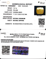 Load image into Gallery viewer, 7.27/CT Natural Ceylonese Pukhraj with Govt Lab Certificate-4551
