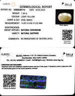 Load image into Gallery viewer, 7.40/CT Natural Ceylonese Pukhraj with Govt Lab Certificate-6771
