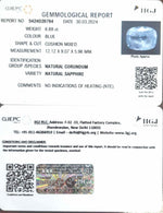 Load image into Gallery viewer, 6.69/CT Natural Blue Sapphire with Govt Lab Certificate-34410
