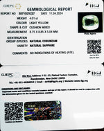 Load image into Gallery viewer, 4.01/CT Natural Ceylonese Pukhraj with Govt Lab Certificate-34410
