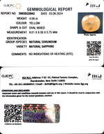 Load image into Gallery viewer, 4.56/CT Natural Ceylonese Pukhraj with Govt Lab Certificate-6771
