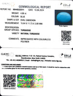 Load image into Gallery viewer, 4.88/CT Natural Govt. Lab Certified Turquoise-832
