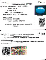 5.81/CT Natural Govt. Lab Certified Turquoise-832