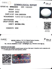 3.75/CT Natural Fire Opal with Govt. Lab Certificate-4551