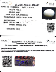 4.02/CT Natural Fire Opal with Govt. Lab Certificate-3441