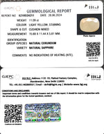 Load image into Gallery viewer, 11.09/CT Natural Ceylonese Pukhraj with Govt Lab Certificate-2331
