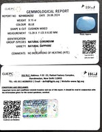 Load image into Gallery viewer, 9.15/CT Natural Blue Sapphire with Govt Lab Certificate-4551
