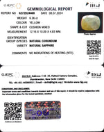 Load image into Gallery viewer, 6.36/CT Natural Ceylonese Pukhraj with Govt Lab Certificate-4551
