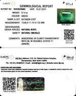 Load image into Gallery viewer, 9.14/CT Natural Panna Stone with Govt. Lab Certificate-2331
