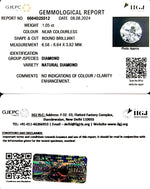 Load image into Gallery viewer, 1.05/Cents Natural Diamond with Govt. Lab Certificate-225000
