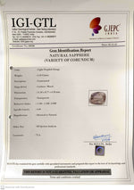 Load image into Gallery viewer, 6.16/CT Natural Purple Sapphire with Govt. Lab Certificate-68646