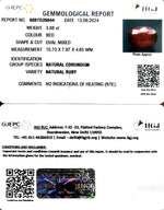 Load image into Gallery viewer, 3.88/CT Natural Mozambique Ruby with Govt. Lab Certificate-34410
