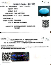 6.68/CT Natural Govt. Lab Certified Turquoise-832