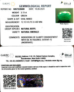 Load image into Gallery viewer, 3.13/CT Natural Panna Stone with Govt. Lab Certificate-3441
