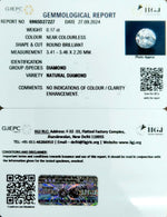Load image into Gallery viewer, 0.17/Cents Natural Diamond with Govt. Lab Certificate-95000
