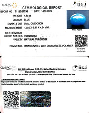 4.85/CT Natural Turquoise With Govt. Lab Certificate-1221