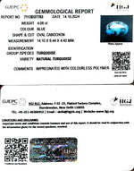 Load image into Gallery viewer, 4.08/CT Natural Turquoise With Govt. Lab Certificate-1221
