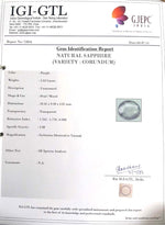 Load image into Gallery viewer, 5.03/CT Natural Purple Sapphire with Govt. Lab Certificate-72016