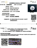 Load image into Gallery viewer, 0.84/Cents Natural Diamond with Govt. Lab Certificate-160000
