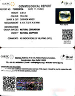 Load image into Gallery viewer, 3.95/CT Natural Ceylonese Pukhraj with Govt Lab Certificate-34410
