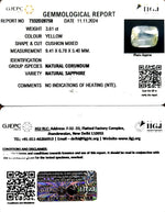 Load image into Gallery viewer, 3.61/CT Natural Ceylonese Pukhraj with Govt Lab Certificate-34410
