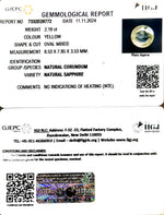 Load image into Gallery viewer, 2.19/CT Natural Ceylonese Pukhraj with Govt Lab Certificate-8991
